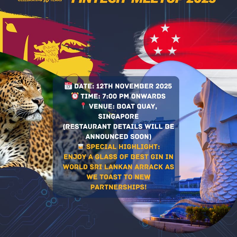 Cover Image for 🇸🇬🇱🇰 Sri Lanka Fintech Meetup 2025 at SFF