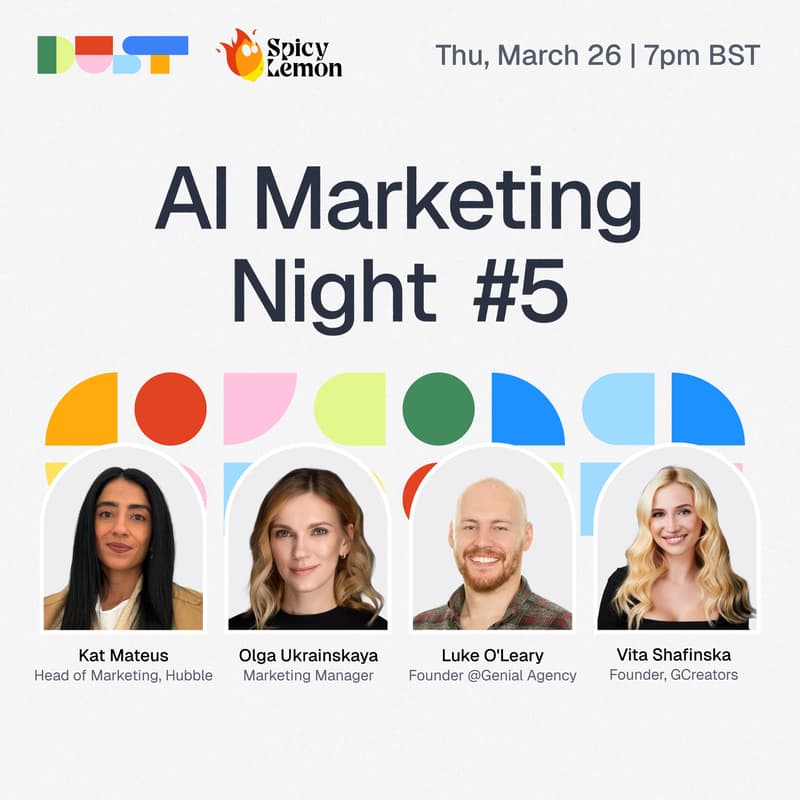 Cover Image for AI Marketing Night #5