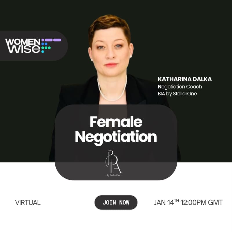 Cover Image for Webinar: Assertive Female Negotiation - How to Ask for More and Get It... Without the Backlash