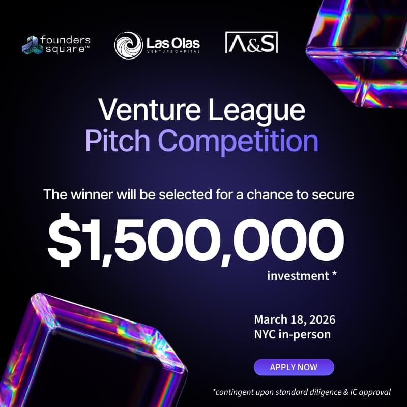 Cover Image for Venture League Pitch Competition - Seed Stage (Co-hosted with Las Olas Venture Capital)