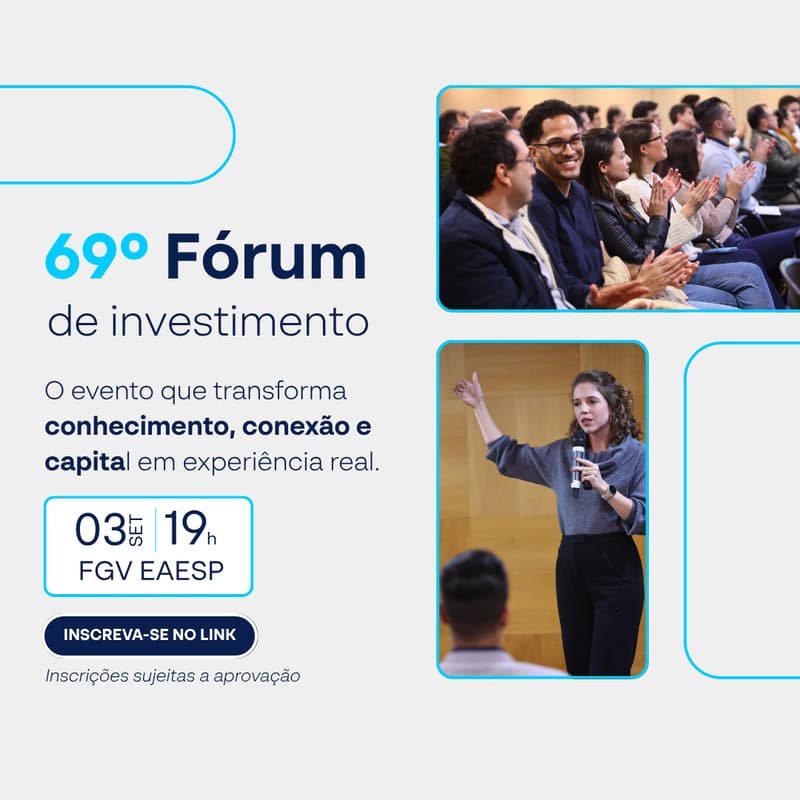 Cover Image for 69º Fórum de Investimento GVAngels