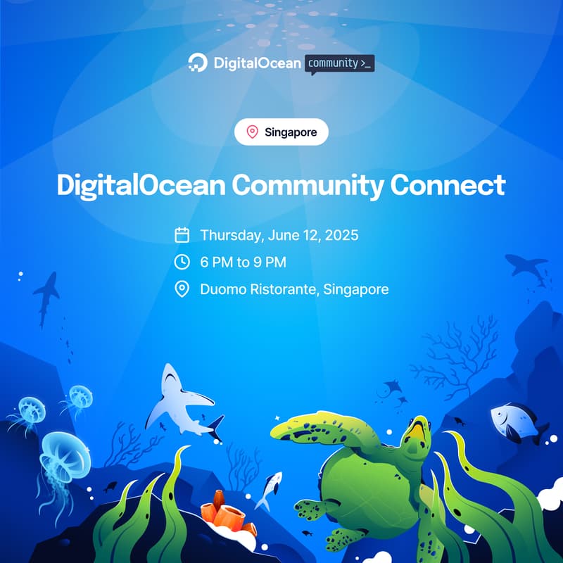 Cover Image for DigitalOcean Community Connect - Singapore