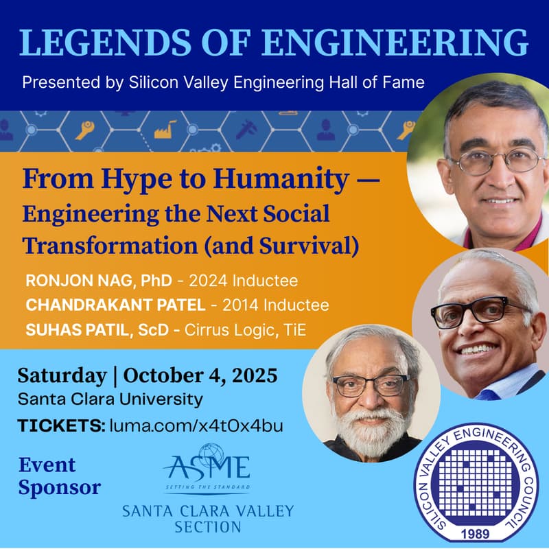 Cover Image for Legends of Engineering - by Silicon Valley Engineering Hall of Fame