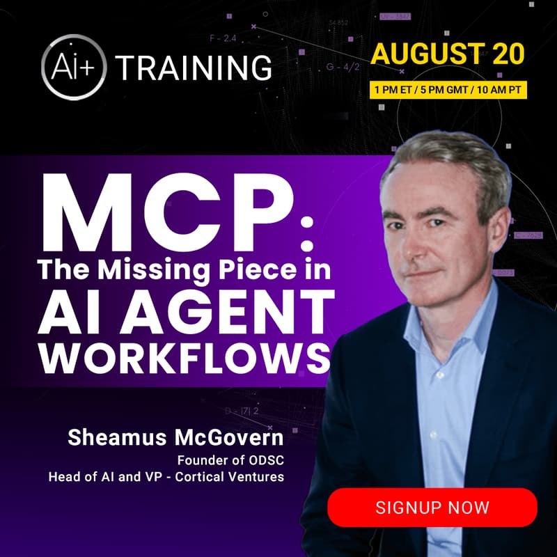 Cover Image for WEBINAR "MCP: The Missing Piece in AI Agent Workflows"