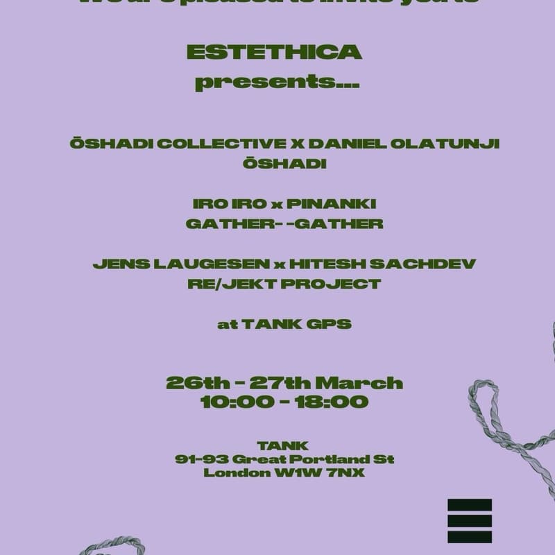 Cover Image for Estethica presents...