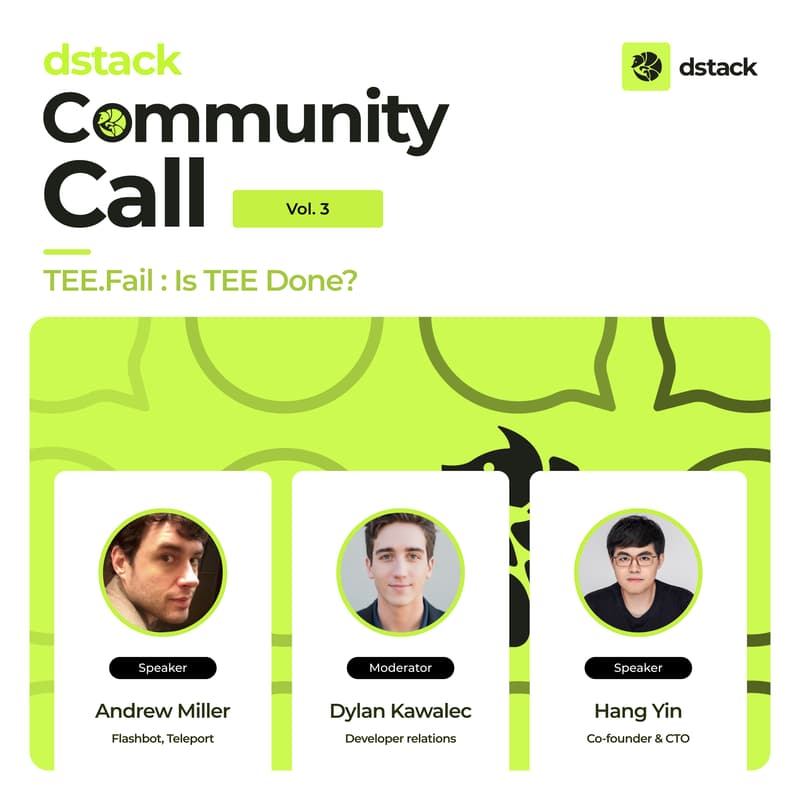 Cover Image for dstack Community Call Vol.3