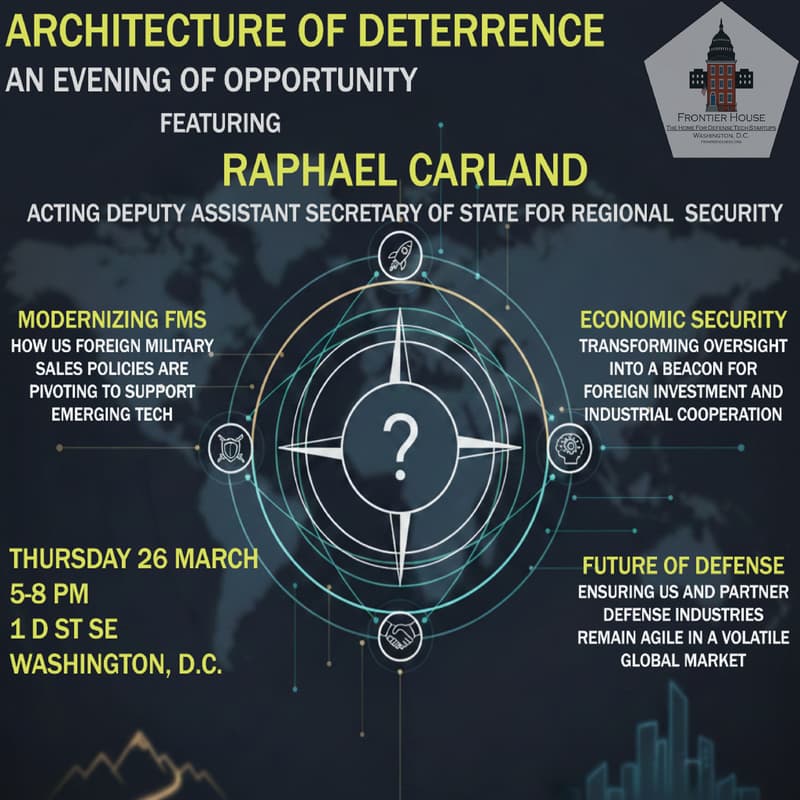Cover Image for Frontier House D.C. Member Salon: A Critical Briefing with Mr. Raphael Carland