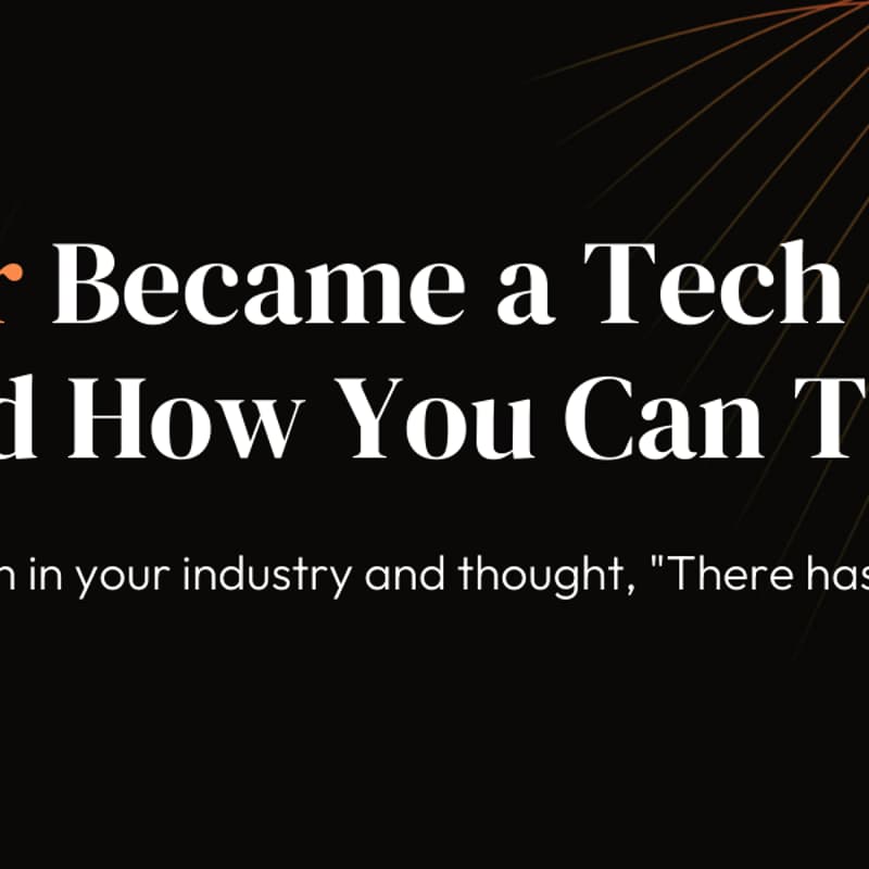 Cover Image for How a Doctor Became a Tech Founder (And How You Can Too)
