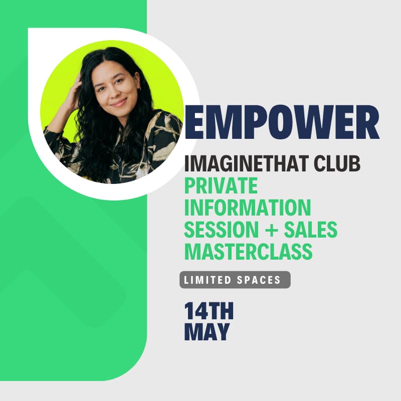 Cover Image for EMPOWER: ImagineThat Club Private Information Session & Sales Masterclass