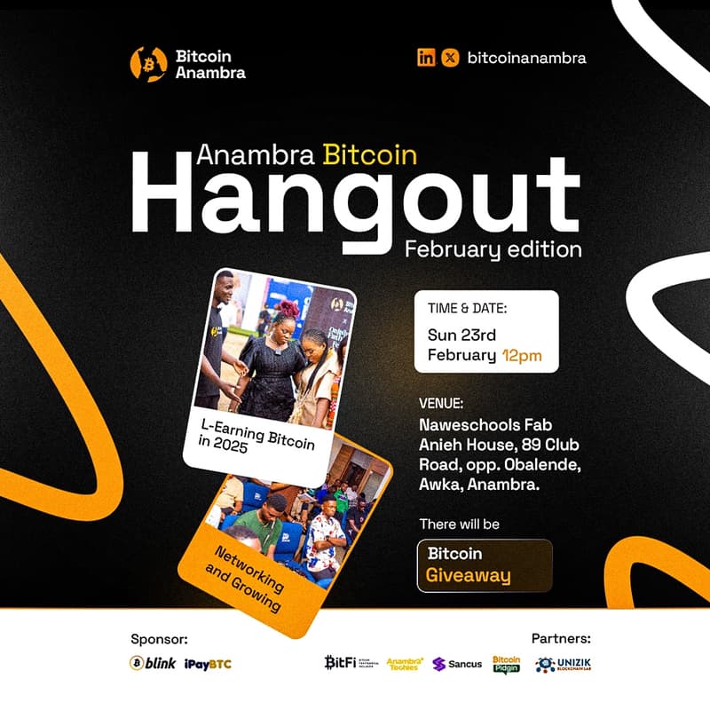 Cover Image for Anambra Bitcoin Hangout