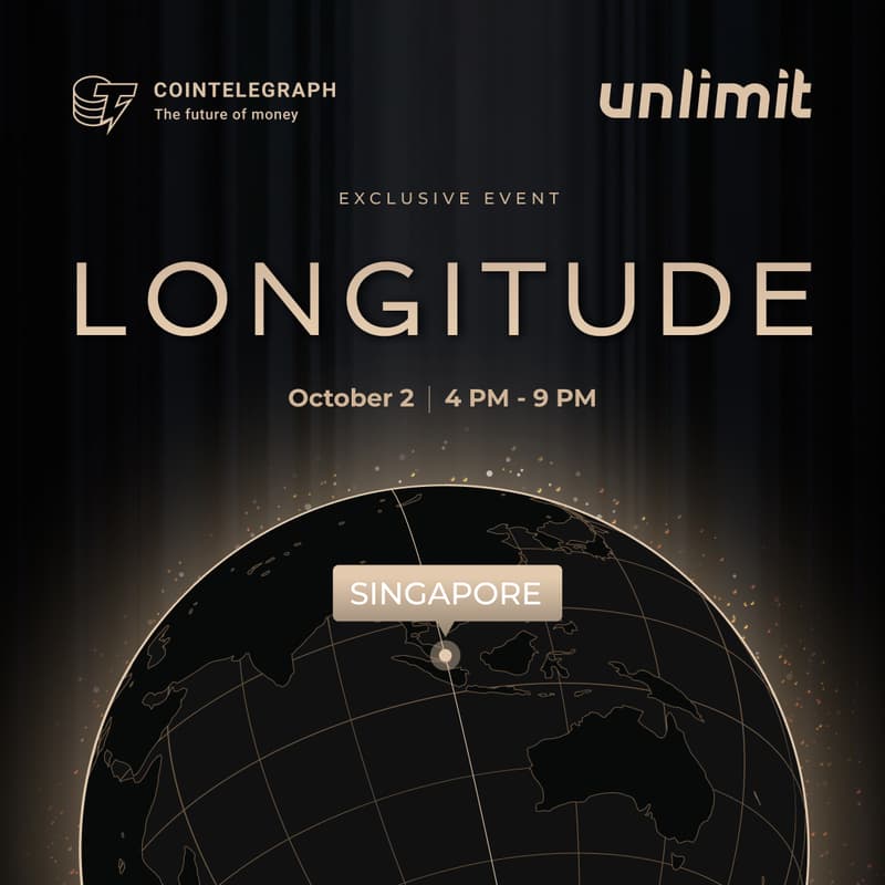 Cover Image for LONGITUDE by Cointelegraph x Unlimit, 6th edition