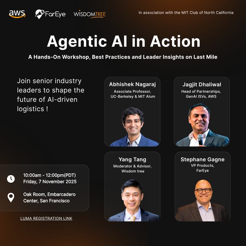 Cover Image for AWS x FarEye x Wisdom Tree: Agentic AI in Supply Chain