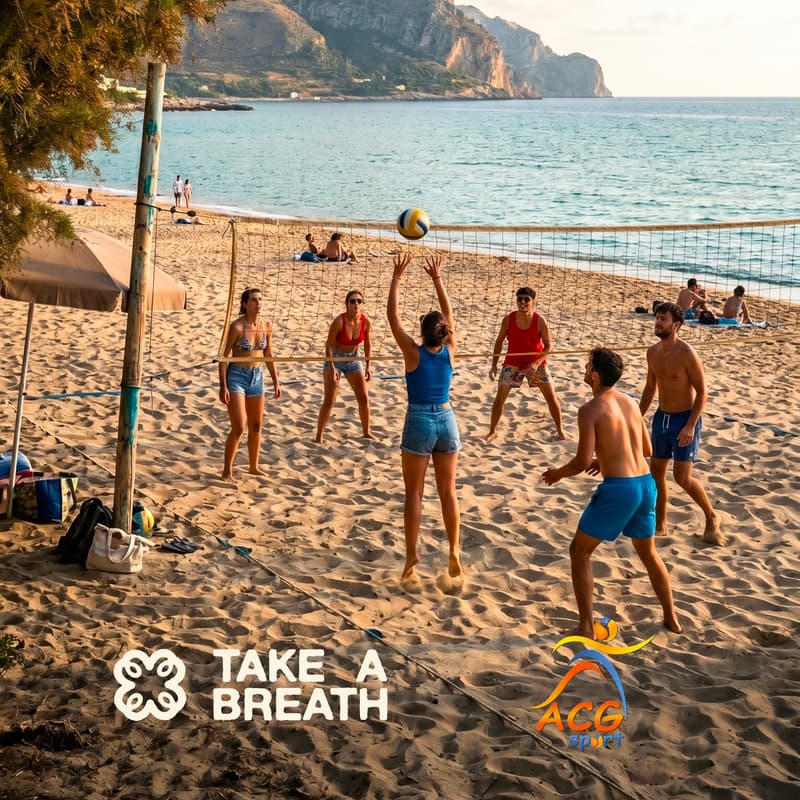 Cover Image for Beach Volley & Chill: sport, mare e relax 🏐 🌊 | Take a Breath
