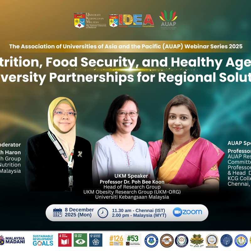Cover Image for The Association of Universities of Asia and the Pacific (AUAP) - Webinar Series 2025