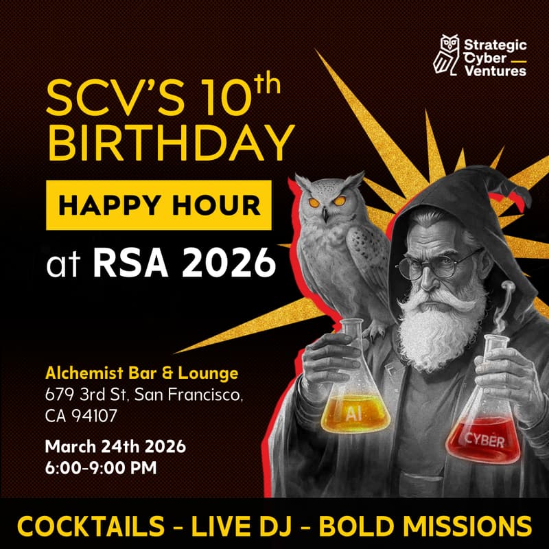 Cover Image for RSA 2026 Happy Hour Celebrating 10 Years of Strategic Cyber Ventures