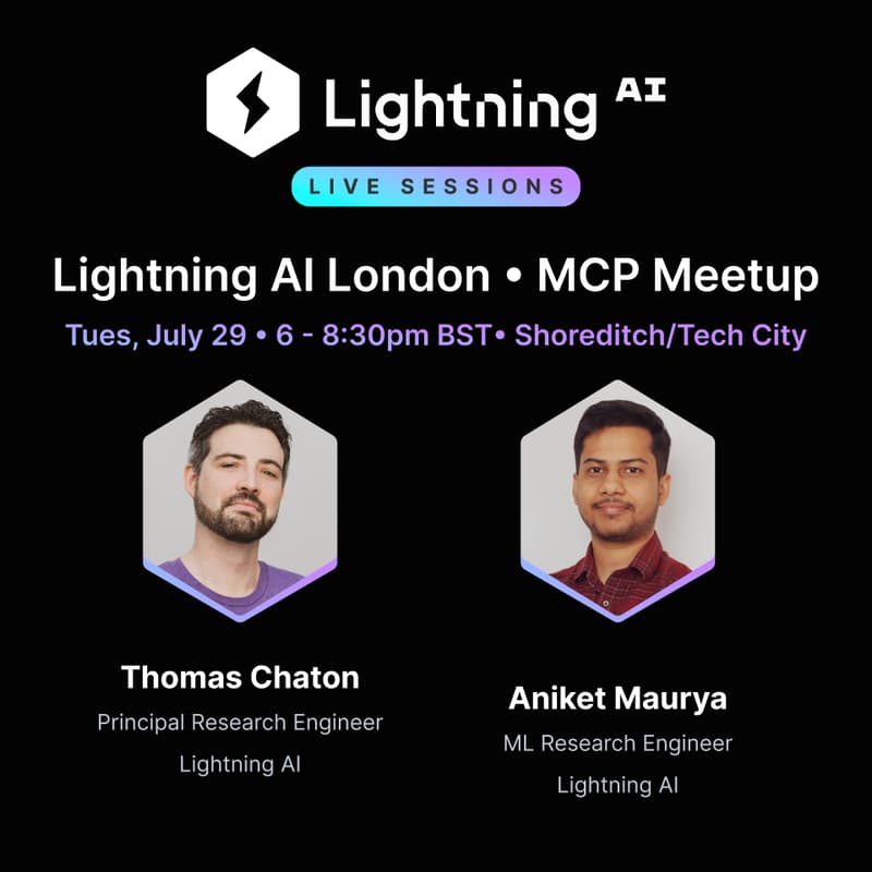 Cover Image for ⚡Lightning AI MCP Meetup