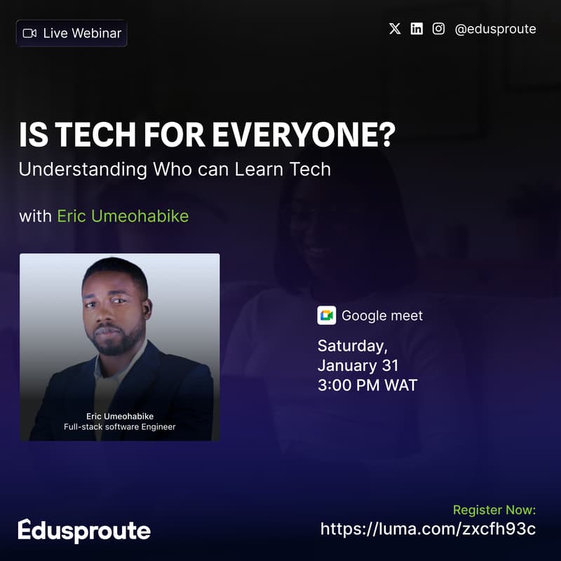 Cover Image for Is Tech For Everyone? Understanding Who Can Learn Tech