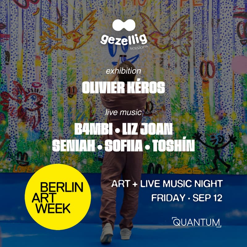 Cover Image for Music + Art Night with Gezellig Sessions (Berlin Art Week)