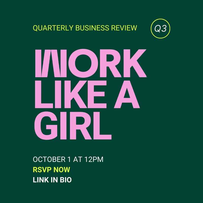 Cover Image for Q3 QBR: Work Like a Girl