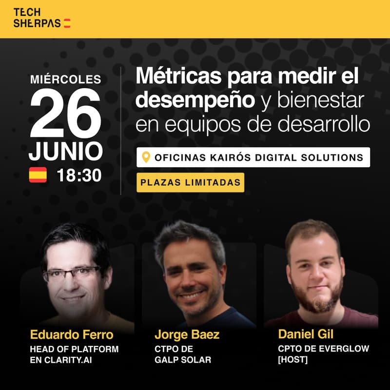 Cover Image for Métricas para medir el desempeño y bienestar en equipos de desarrollo (Madrid)