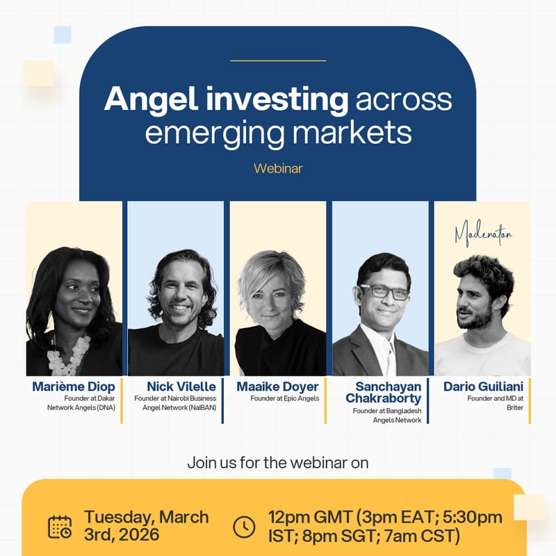 Cover Image for Angel investing across emerging markets