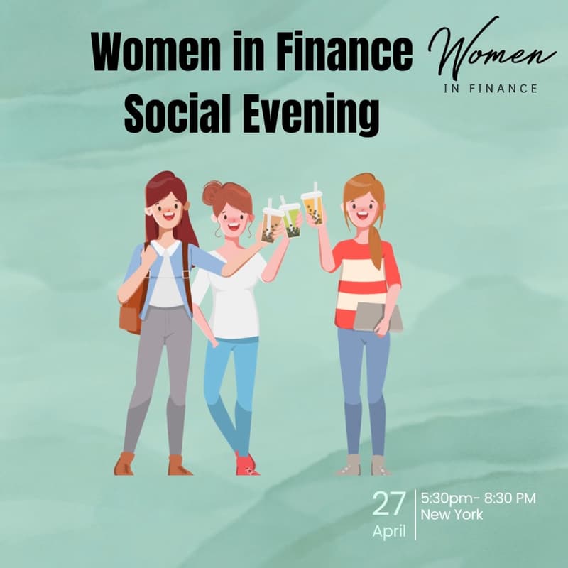 Cover Image for Women in Finance Group Social drinks New York