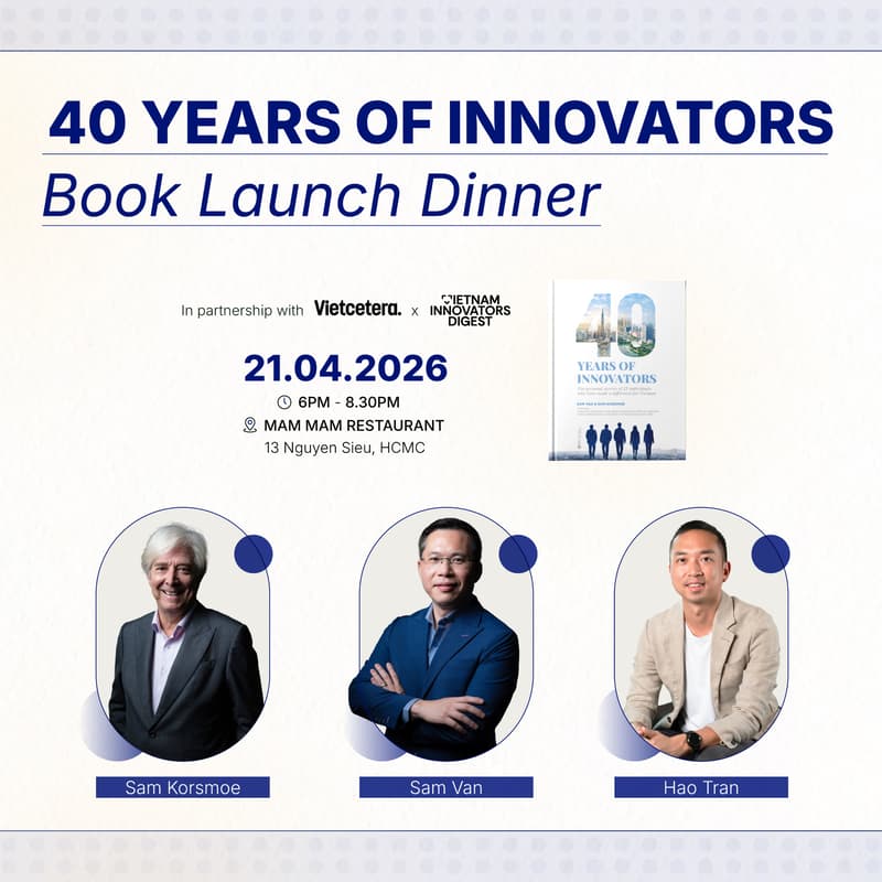 Cover Image for 40 Years of Innovators Book Launch Dinner