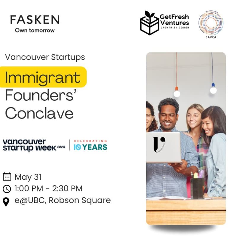 Cover Image for Immigrant Founders' Conclave @ VSW