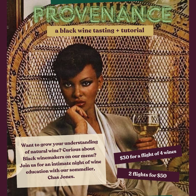 Cover Image for provenance: a black wine tasting + tutorial