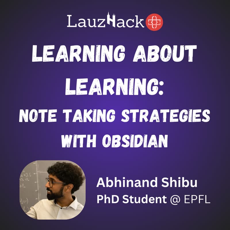 Cover Image for Learning about Learning: Note Taking Strategies with Obsidian