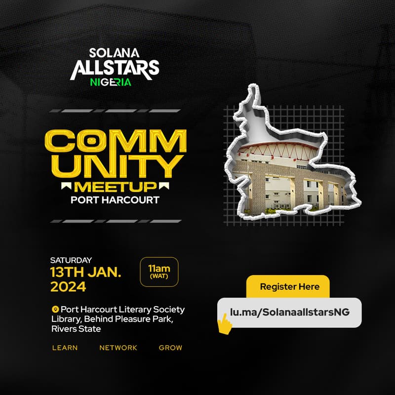 Cover Image for Port Harcourt Community Meetup #12