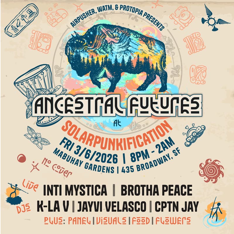 Cover Image for Ancestral Futures is an indigenous-futurist dance party rooted in memory, movement, and imagination.