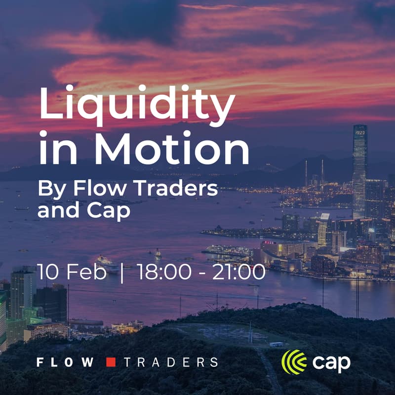 Cover Image for Liquidity in Motion By Flow Traders and Cap