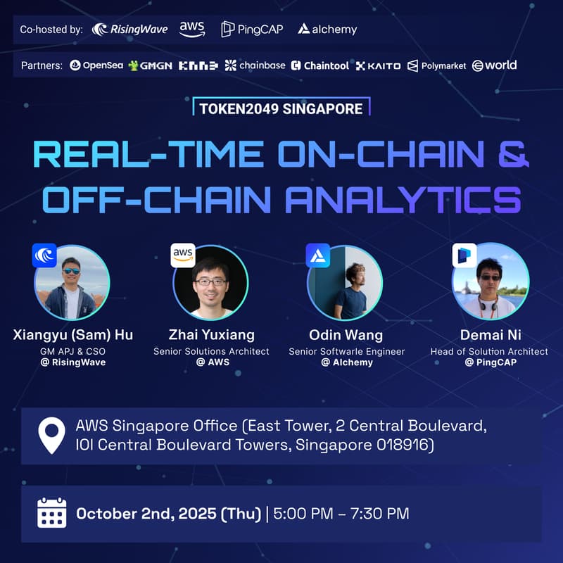 Cover Image for Real-Time On-Chain & Off-Chain Analytics