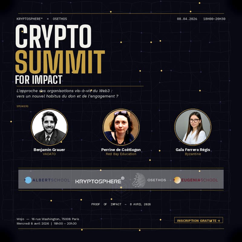 Cover Image for Crypto Summit for Impact : Vers un nouvel habitus du don et de l'engagement ?
