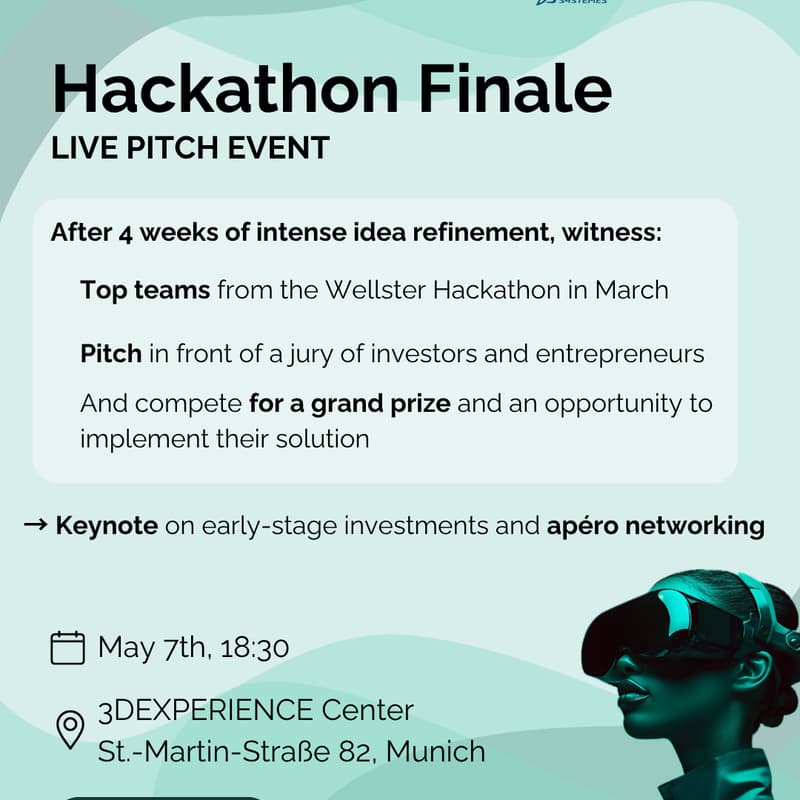 Cover Image for 🚀  Digital Health Hackubator, Investor Talk, 3DEXPERIENCE Lab FabLab Tour & more!