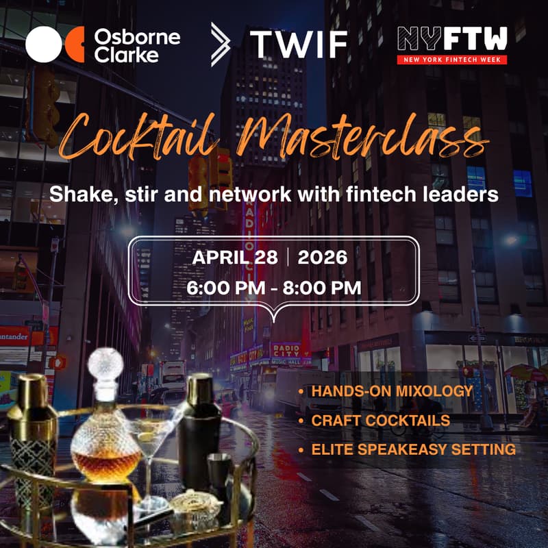 Cover Image for Global Fintech Leaders: Cocktail Masterclass