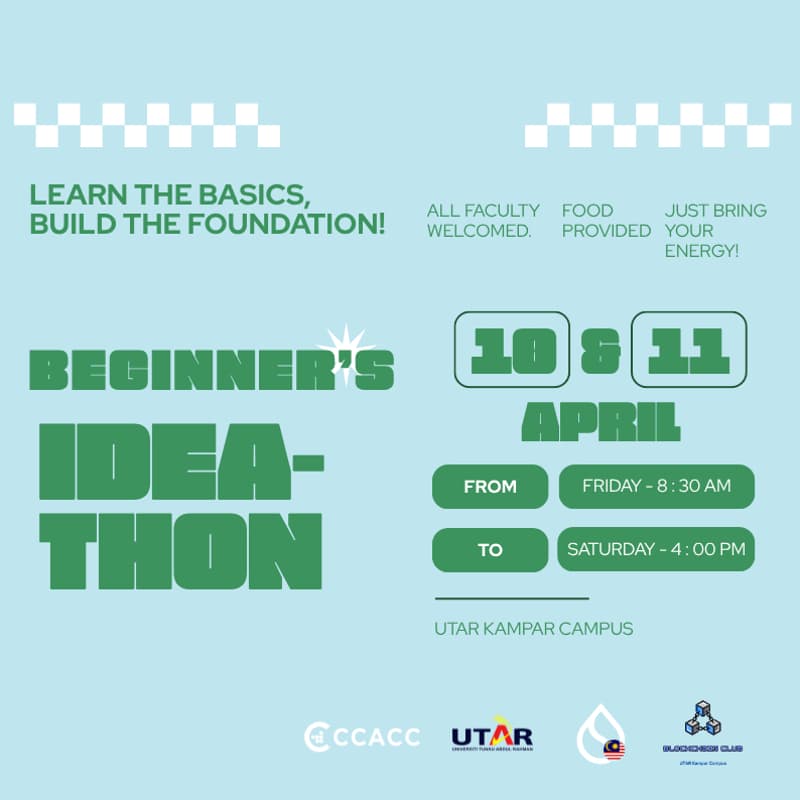 Cover Image for Utar Blockchain Club X CCACC Ideathon