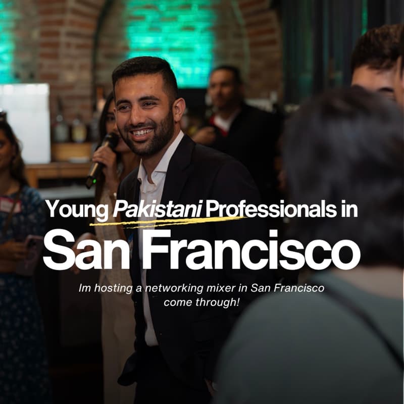 Cover Image for Pakistani Young Professionals — Networking Mixer San Francisco