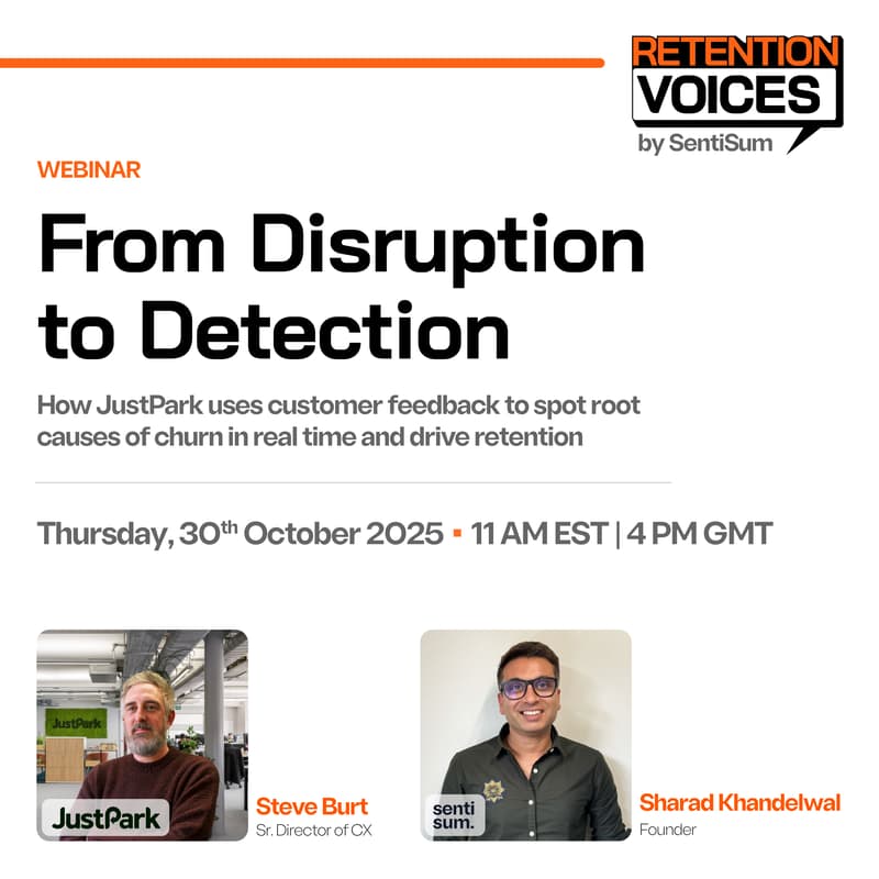 Cover Image for [Live Webinar] How JustPark Spots Churn Risks In Real Time