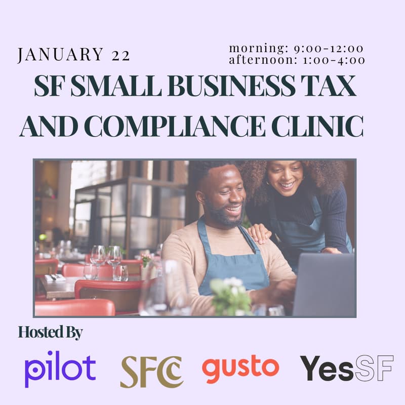 Cover Image for SF Small Business Tax & Compliance Clinic