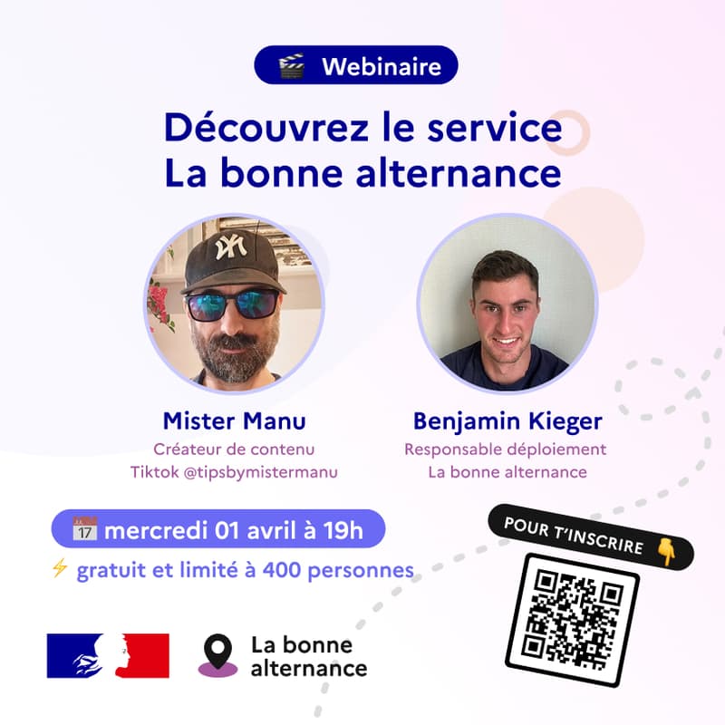 Cover Image for Webinaire de présentation La bonne alternance - Mister Manu