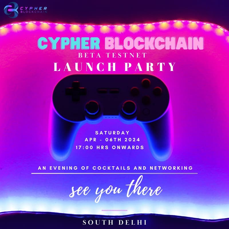 Cover Image for Cypher Testnet Launch Party 🚀