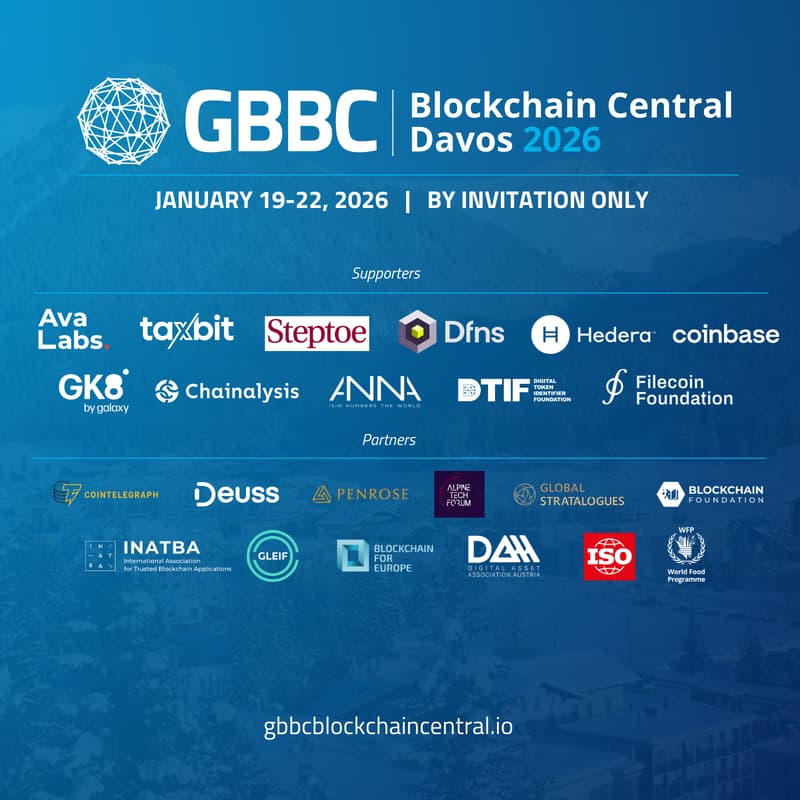 Cover Image for GBBC's 9th Annual Blockchain Central Davos