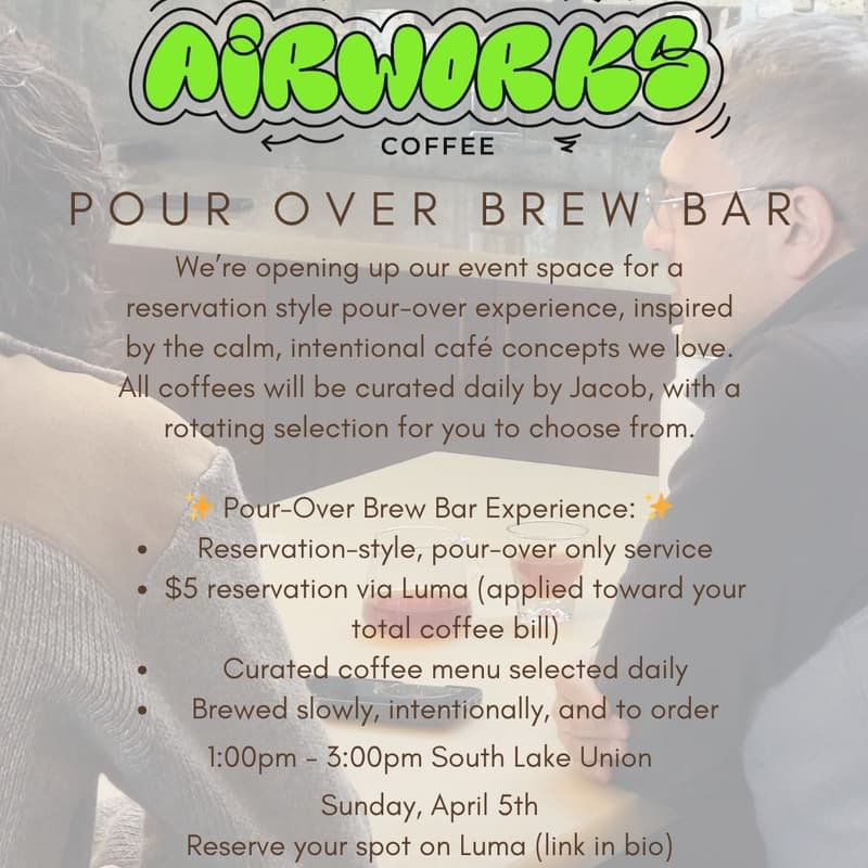 Cover Image for Brew Bar - 4/5 @ 1pm - 3pm