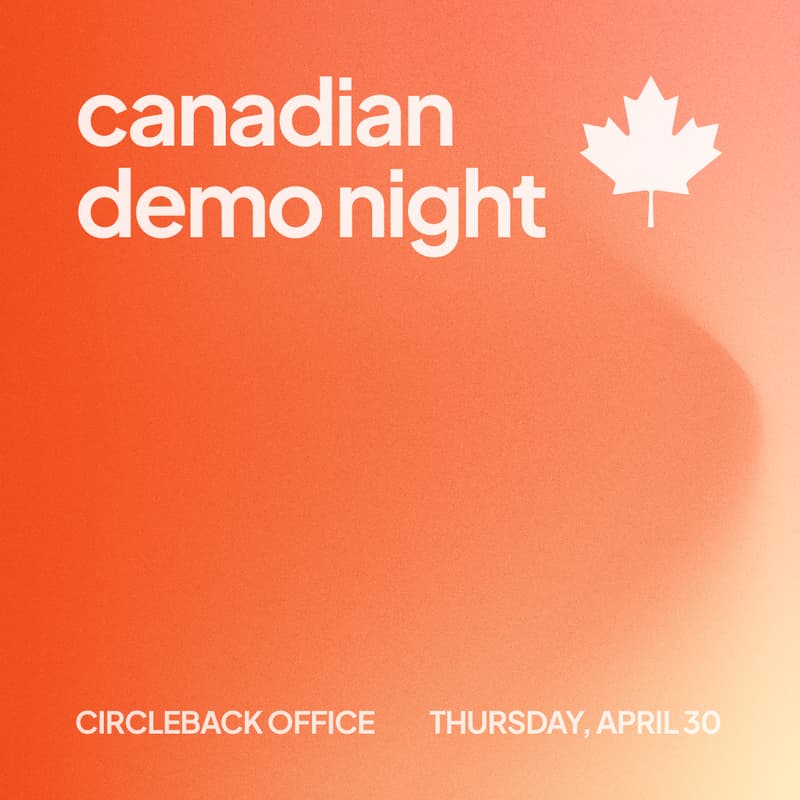 Cover Image for Canadian demo night