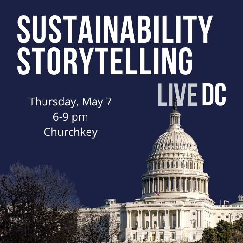 Cover Image for Sustainability Storytelling LIVE DC