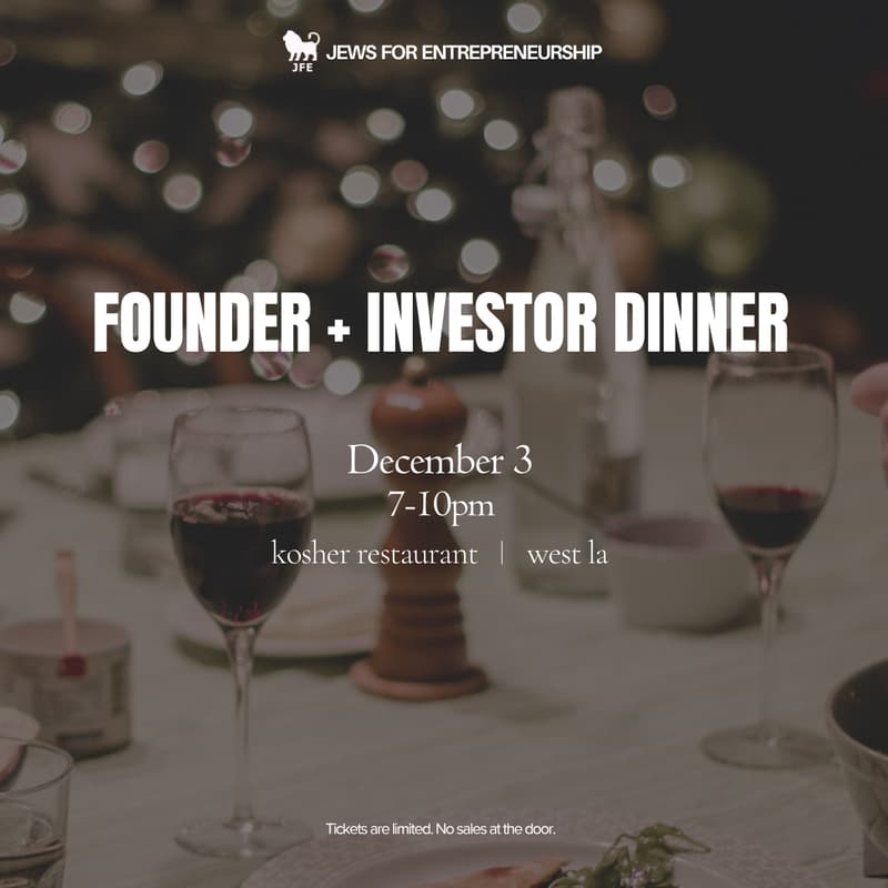 Cover Image for JFE Founder and Investor Dinner
