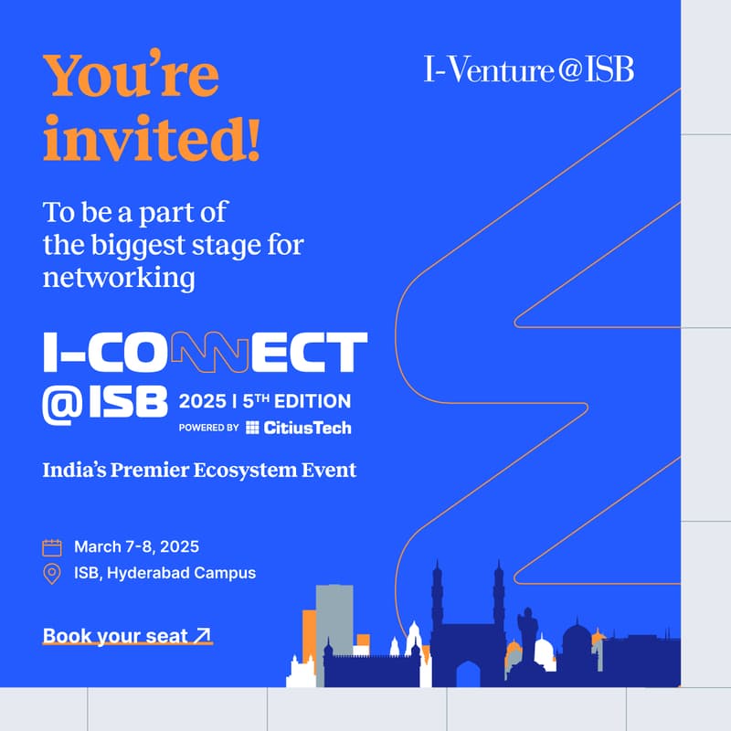 Cover Image for I-Connect @ ISB | 5th Edition - Hyderabad