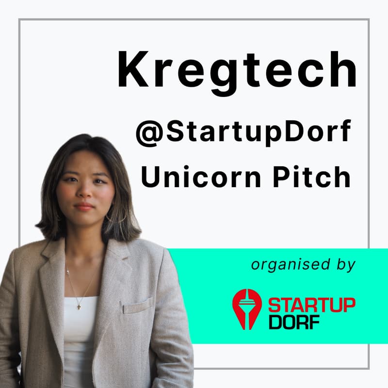 Cover Image for Kregtech @StartupDorf Unicorn Pitch | Düsseldorf 🇩🇪